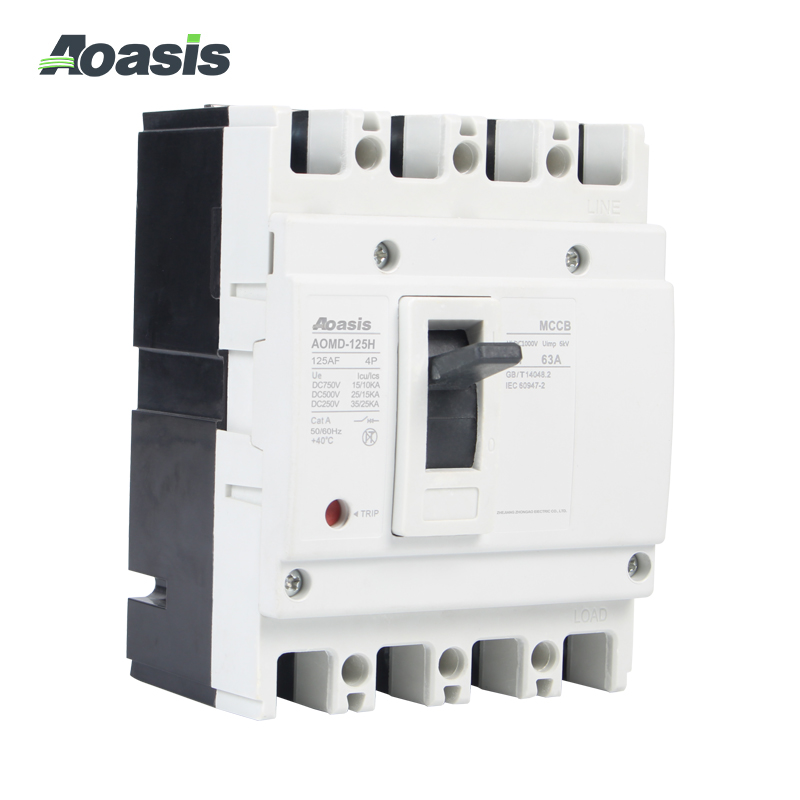 AOMD-125-2P/3P/4P Moulded Case DC Circuit Breaker