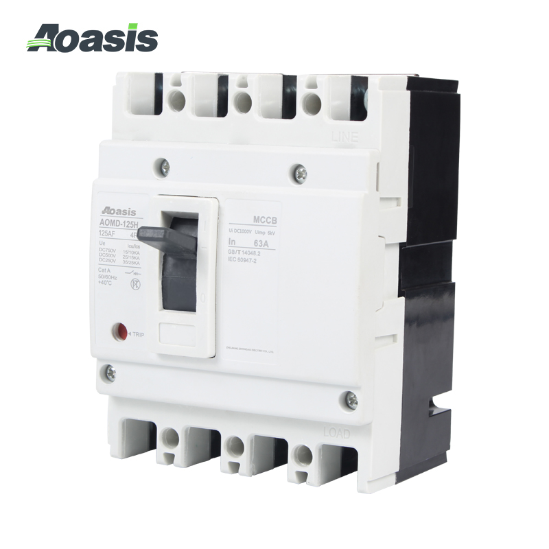 AOMD-125-2P/3P/4P Moulded Case DC Circuit Breaker