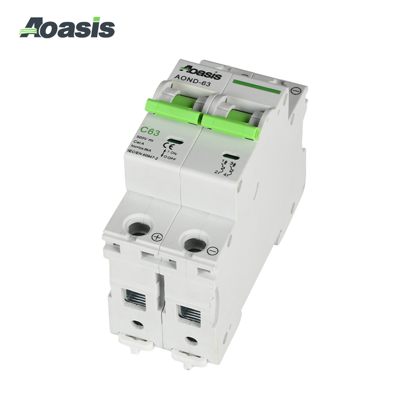 AOND-63 2P DC Miniature Circuit Breaker (MCB)