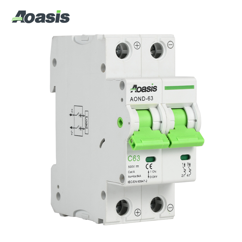 AOND-63 2P DC Miniature Circuit Breaker (MCB)