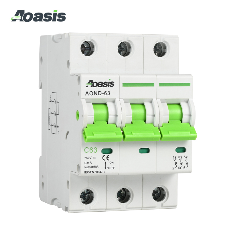 AOND-63 3P DC Miniature Circuit Breaker (MCB)