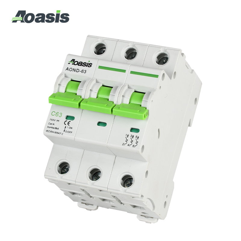 AOND-63 3P DC Miniature Circuit Breaker (MCB)