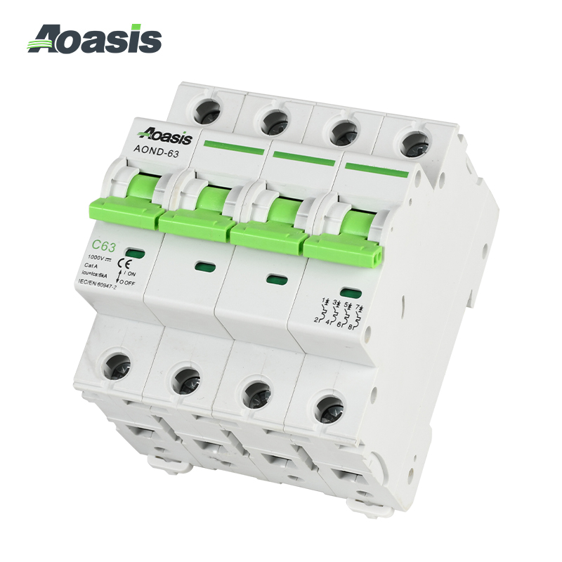 AOND-63 4P DC Miniature Circuit Breaker (MCB)