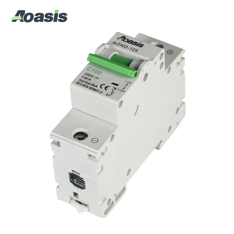 AOND-125 1P DC Miniature Circuit Breaker (MCB)