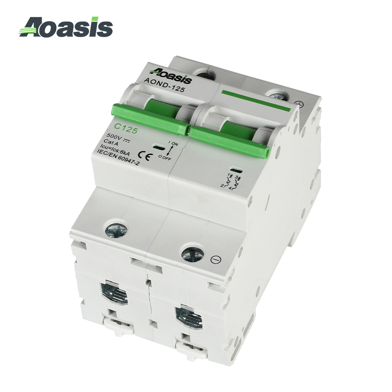 AOND-125 2P DC Miniature Circuit Breaker (MCB)