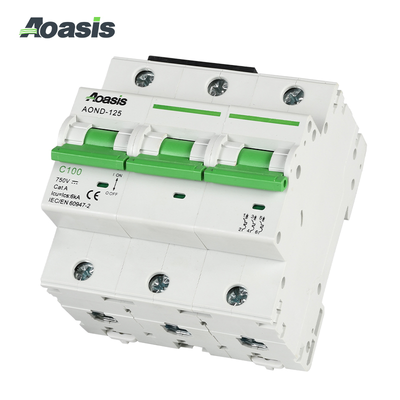 AOND-125 3P DC Miniature Circuit Breaker (MCB)