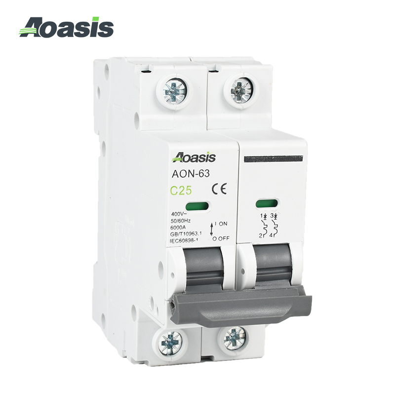 AON-63 2P Miniature Circuit Breaker (MCB)