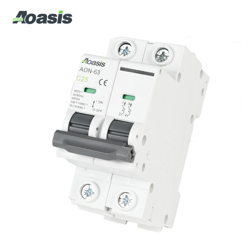 AON-63 2P Miniature Circuit Breaker (MCB)