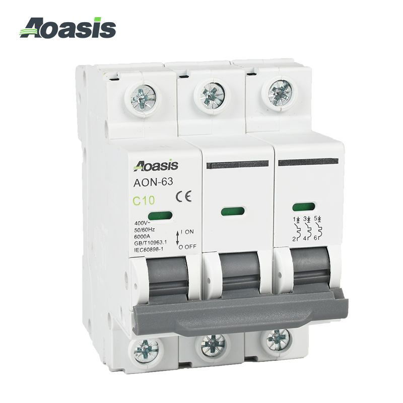 AON-63 3P Miniature Circuit Breaker (MCB)