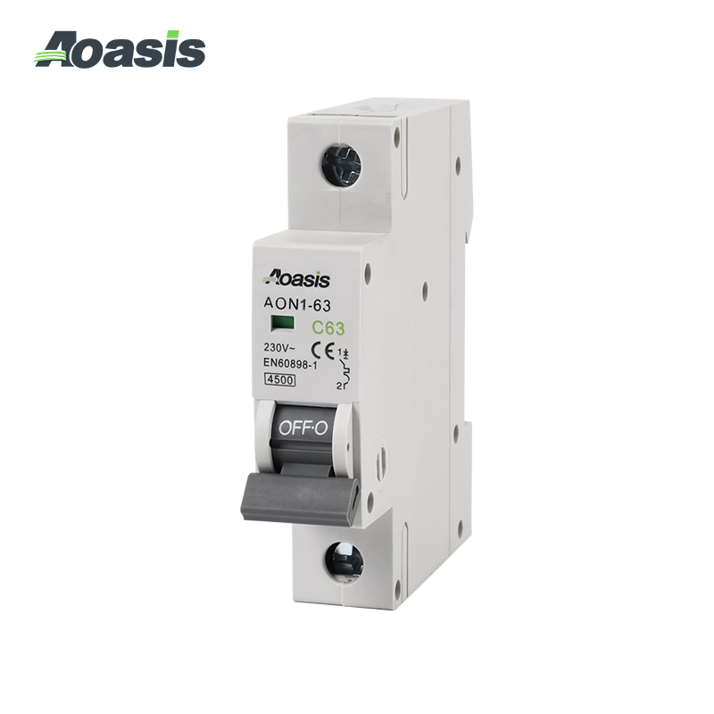 AON1-63 1P Miniature Circuit Breaker (MCB)