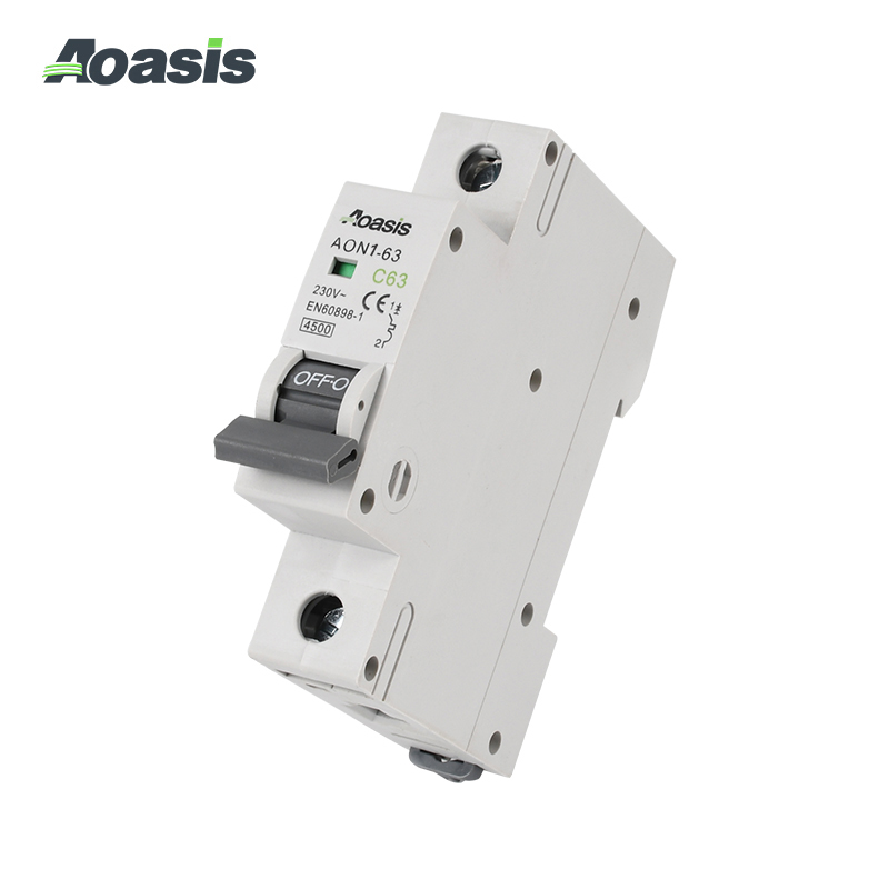 AON1-63 1P Miniature Circuit Breaker (MCB)