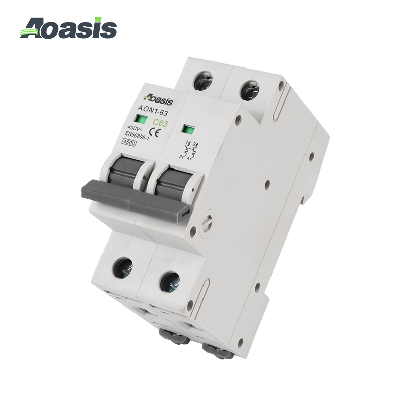 AON1-63 2P Miniature Circuit Breaker (MCB)