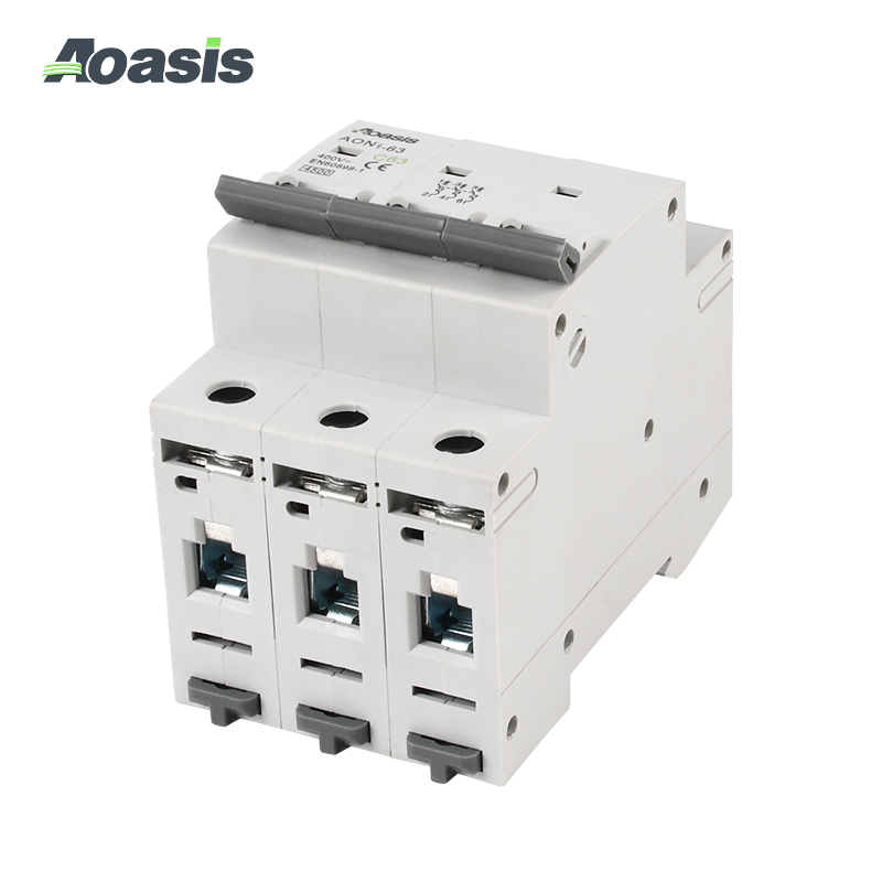 AON1-63 3P Miniature Circuit Breaker (MCB)