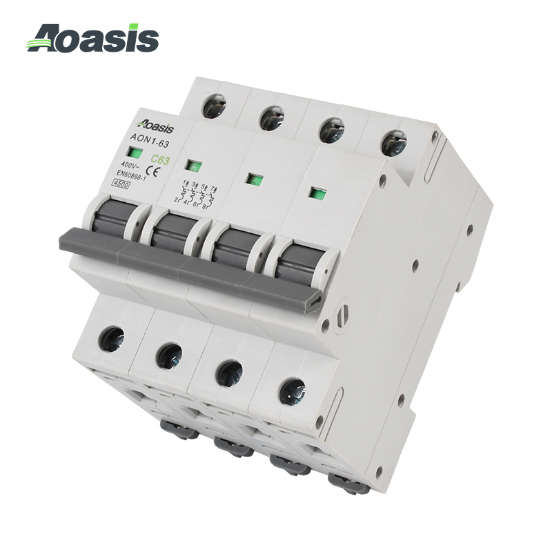 AON1-63 4P Miniature Circuit Breaker (MCB)