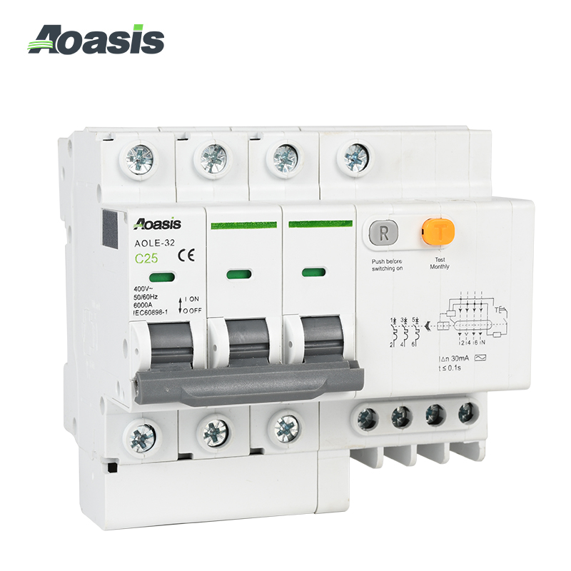 AOLE-32 3P+N Residual Current Circuit Breaker (RCCB)