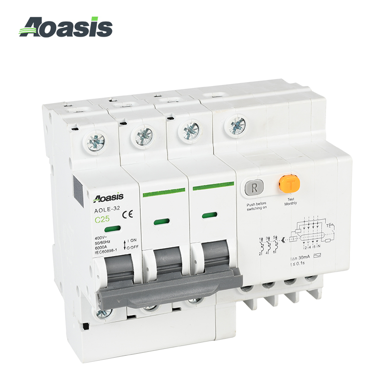 AOLE-32 3P+N Residual Current Circuit Breaker (RCCB)