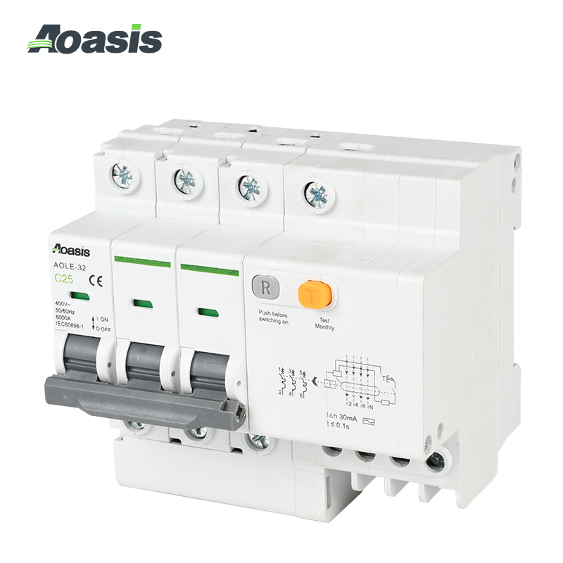 AOLE-32 3P+N Residual Current Circuit Breaker (RCCB)