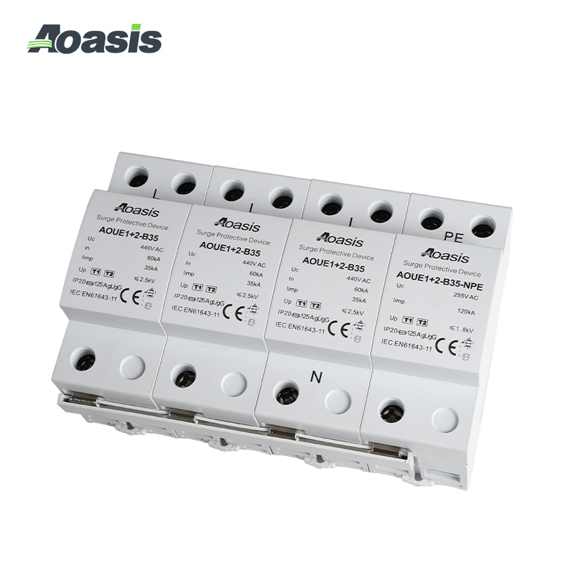 AOUE1+2-B35 4P AC Surge Protective Device