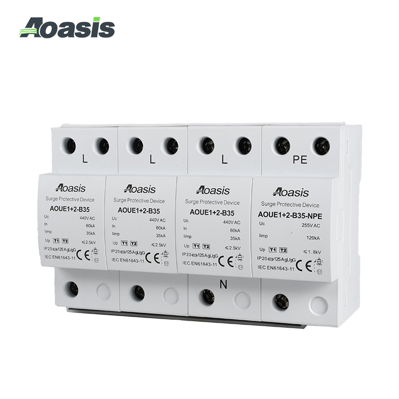 AOUE1+2-B35 4P AC Surge Protective Device