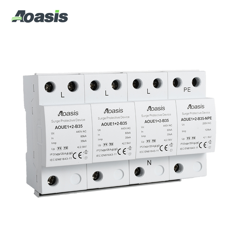 AOUE1+2-B35 4P AC Surge Protective Device