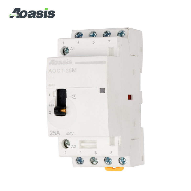 AOCT-25M 4NO Modular Contactor (Manual operation)