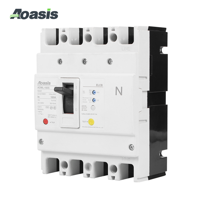 AOML-160-3P/4P Earth Leakage Circuit Breaker