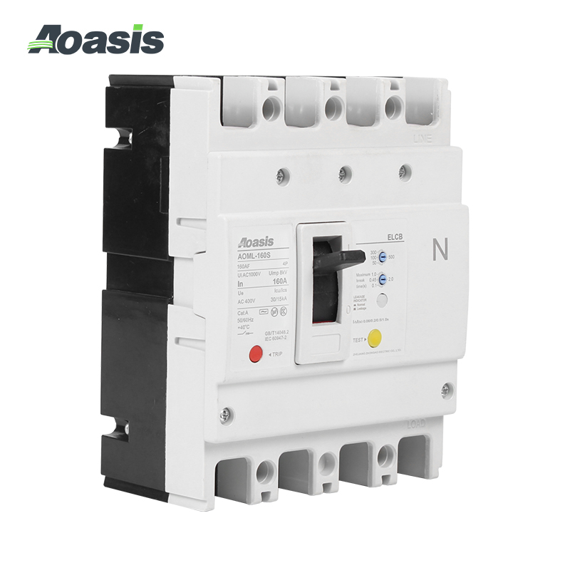 AOML-160-3P/4P Earth Leakage Circuit Breaker