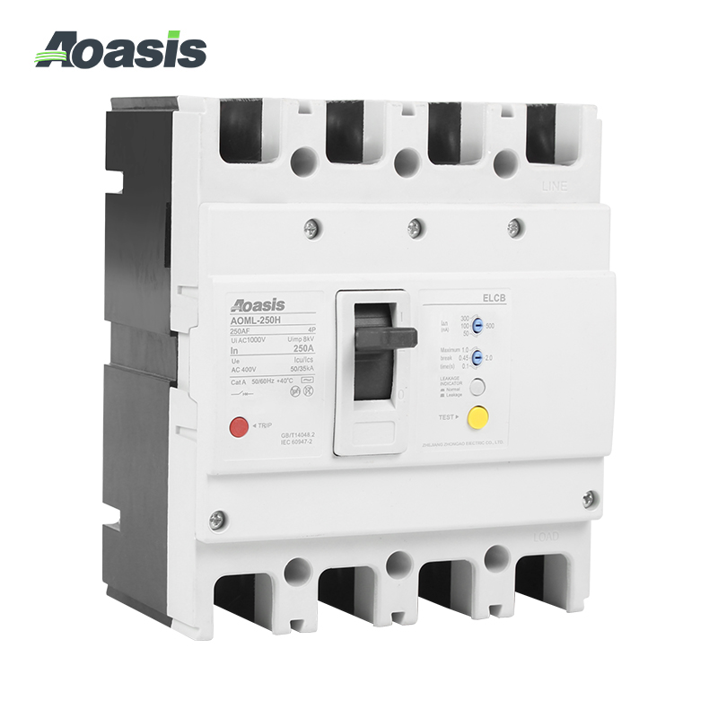 AOML-250-3P/4P Earth Leakage Circuit Breaker