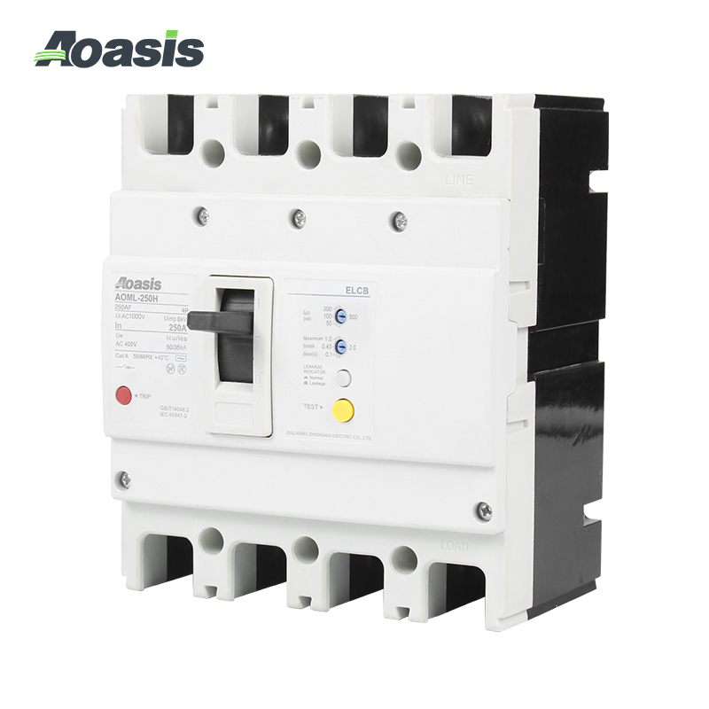 AOML-250-3P/4P Earth Leakage Circuit Breaker