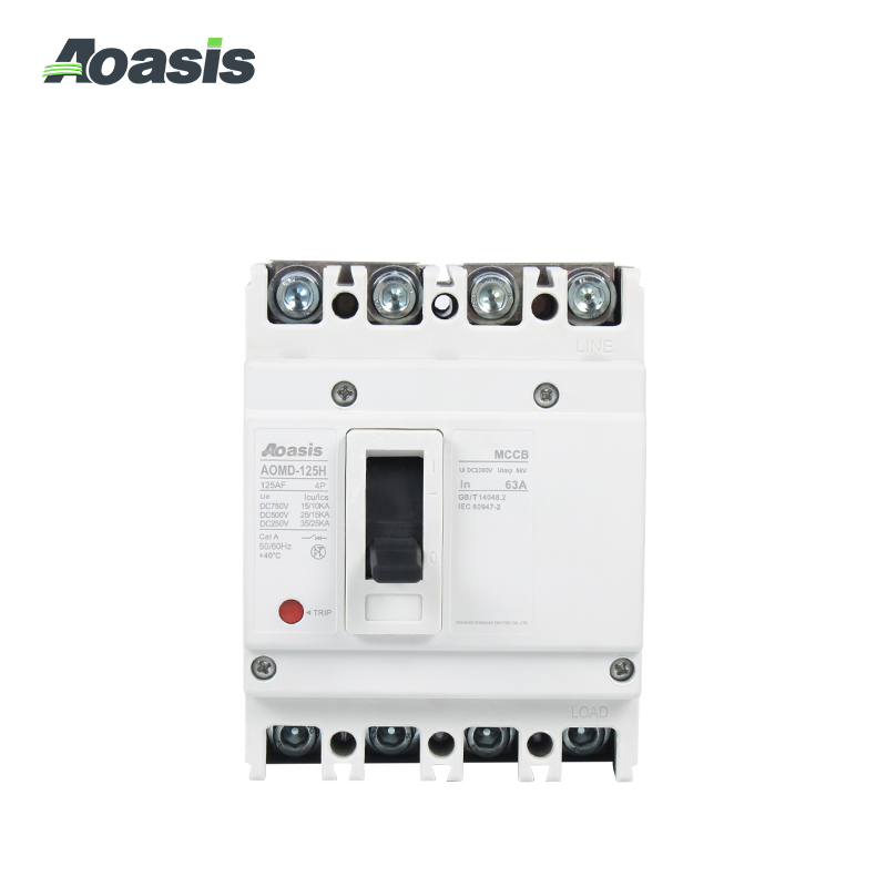 AOMD-125-2P/3P/4P Moulded Case DC Circuit Breaker