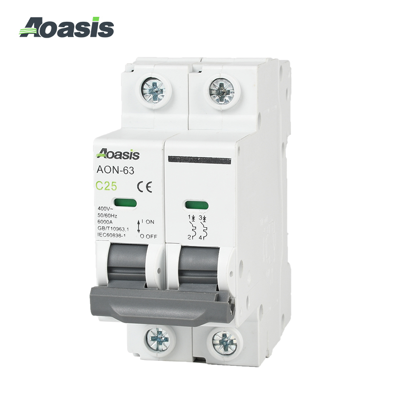 AON-63 2P Miniature Circuit Breaker (MCB)