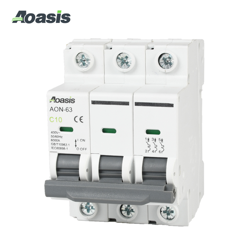 AON-63 3P Miniature Circuit Breaker (MCB)