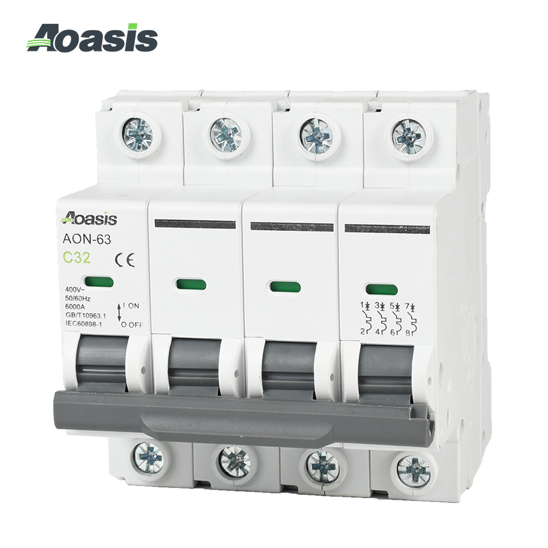 AON-63 4P Miniature Circuit Breaker (MCB)