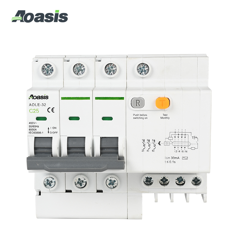 AOLE-32 3P+N Residual Current Circuit Breaker (RCCB)