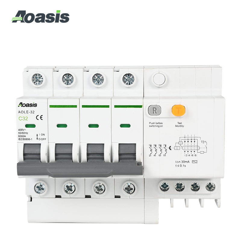 AOLE-32 4P Residual Current Circuit Breaker (RCCB)