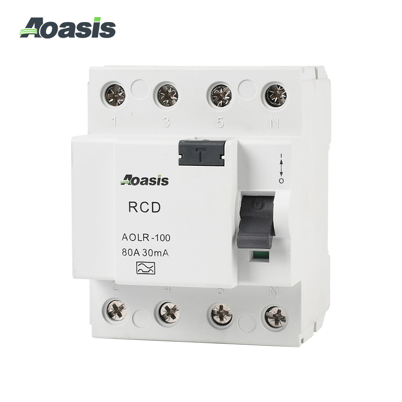 AOLR-100 4P(3P+N) Residual Current Device (RCD)