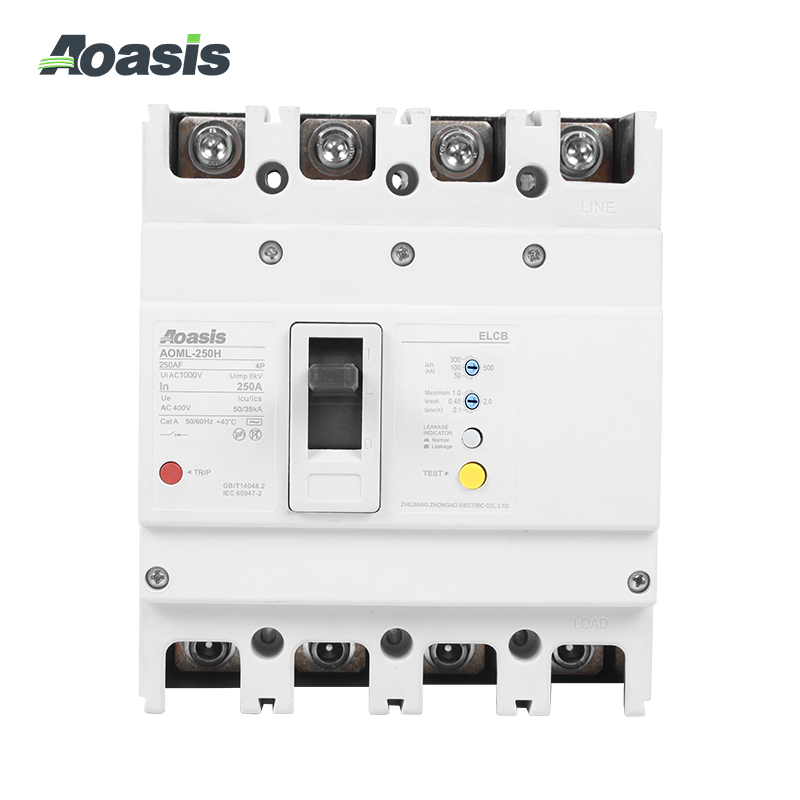 AOML-250-3P/4P Earth Leakage Circuit Breaker